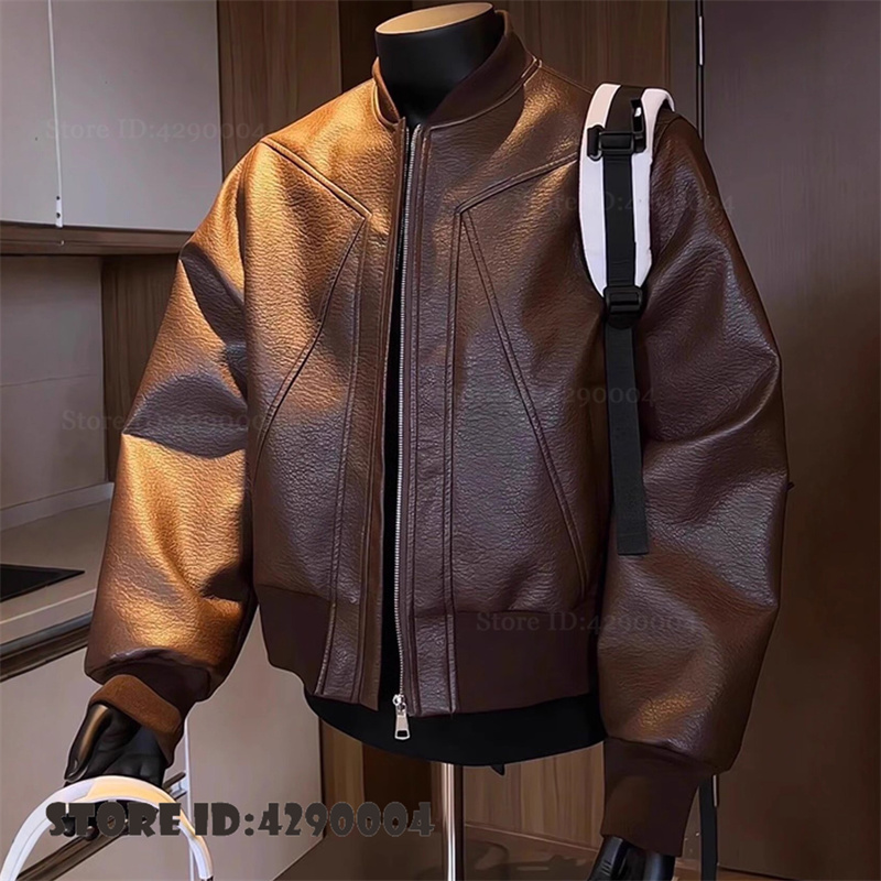 秋のメンズジャケットコートアメリカンスタイルレトロクラックレ - Street Fashion Style Male のレビューと価格