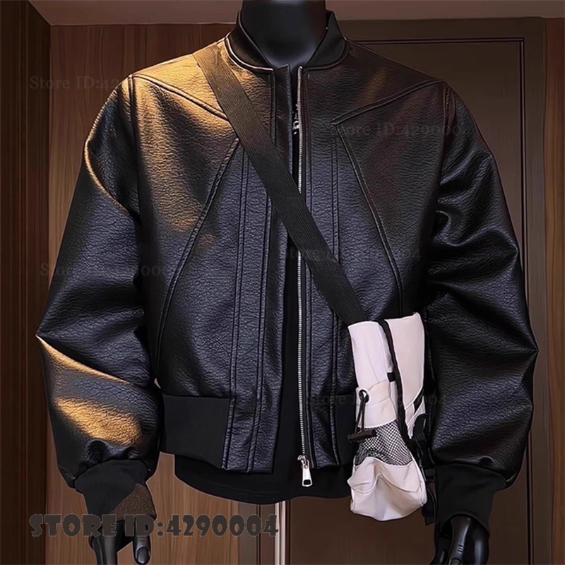 秋のメンズジャケットコートアメリカンスタイルレトロクラックレ - Street Fashion Style Male のレビューと価格