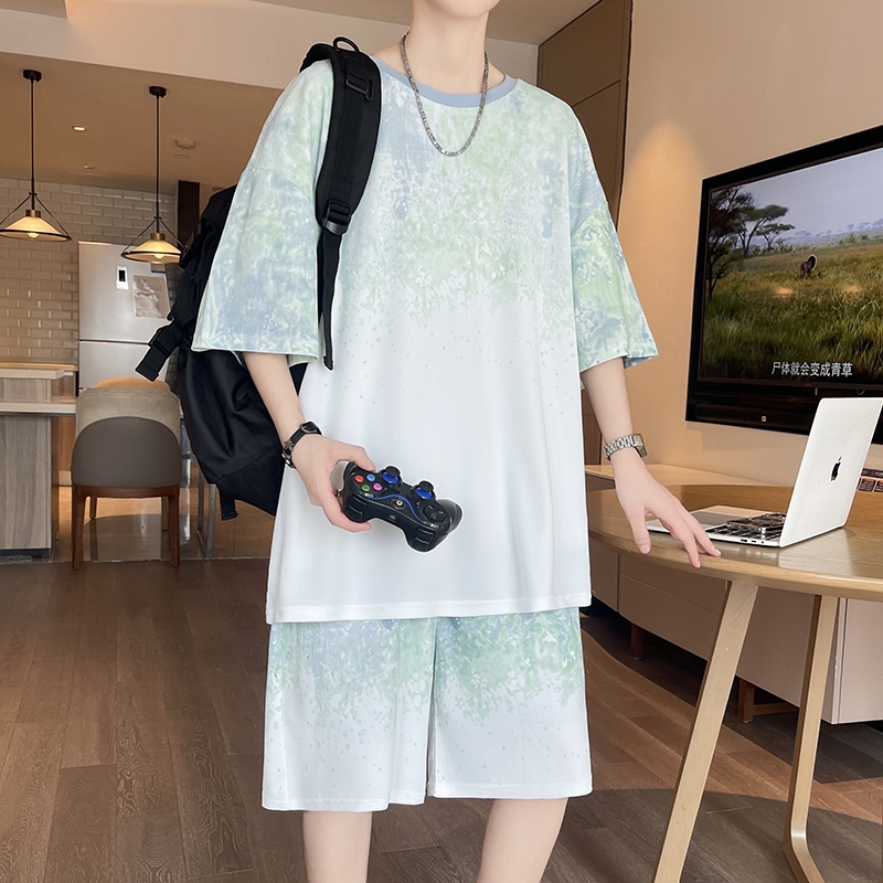 【トップ5点パンツ】メンズTシャツセット新しい夏のファッショ - Street Fashion In China のレビューと価格