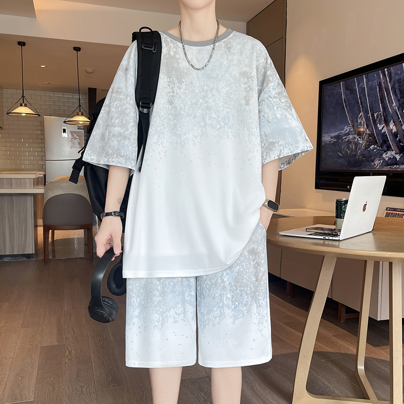 【トップ5点パンツ】メンズTシャツセット新しい夏のファッショ - Street Fashion In China のレビューと価格