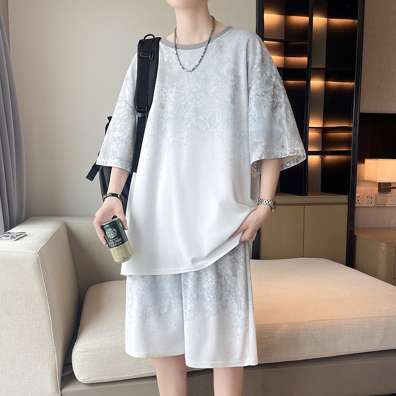 【トップ5点パンツ】メンズTシャツセット新しい夏のファッショ - Street Fashion In China のレビューと価格